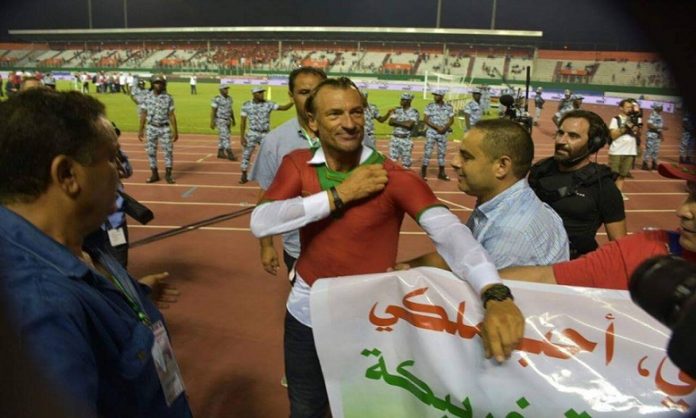 هيرفي رونار: سعيد بمكالمة صاحب الجلالة