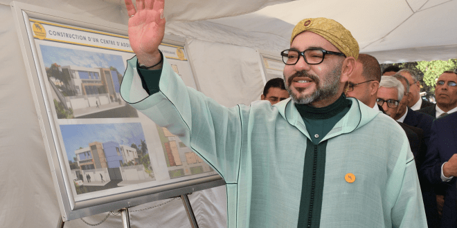 جلالةالملك محمدالسادس یغادر مدینةآیت أوریر بعدممارسة ھوایةالقنص بمحمیة“إدروكة“