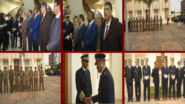 عامل عمالة المحمدية يترأس مراسيم تحية العلم الوطني في ذكرى عيد الاستقلال