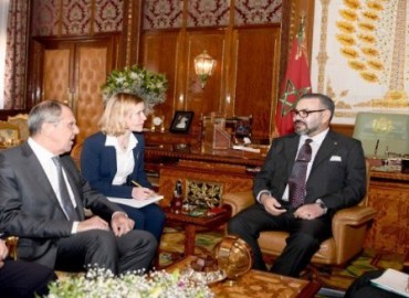 جلالة الملك محمد السادس يستقبل وزير الشؤون الخارجية بفدرالية روسيا