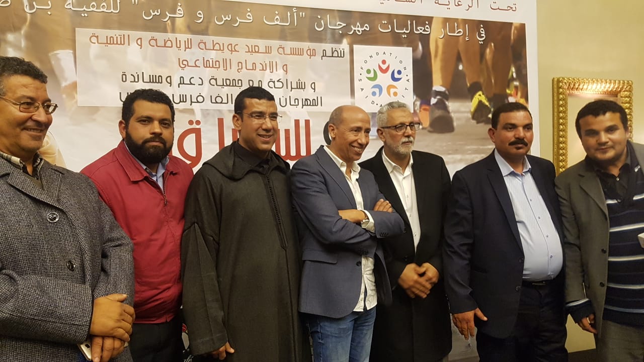 البطل الالمبي سعيد عويطۃ يصرح ان الجامعۃ الملكيۃ لالعاب القوی الاحسن في العالم خلال الندوۃ الصحفيۃ بالدار البيضاء