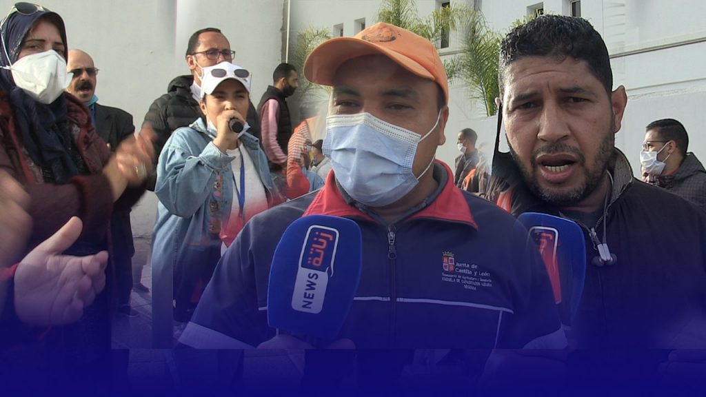 شعارات قوية تطالب برحيل مدير مستشفى مولاي عبد الله بالمحمدية