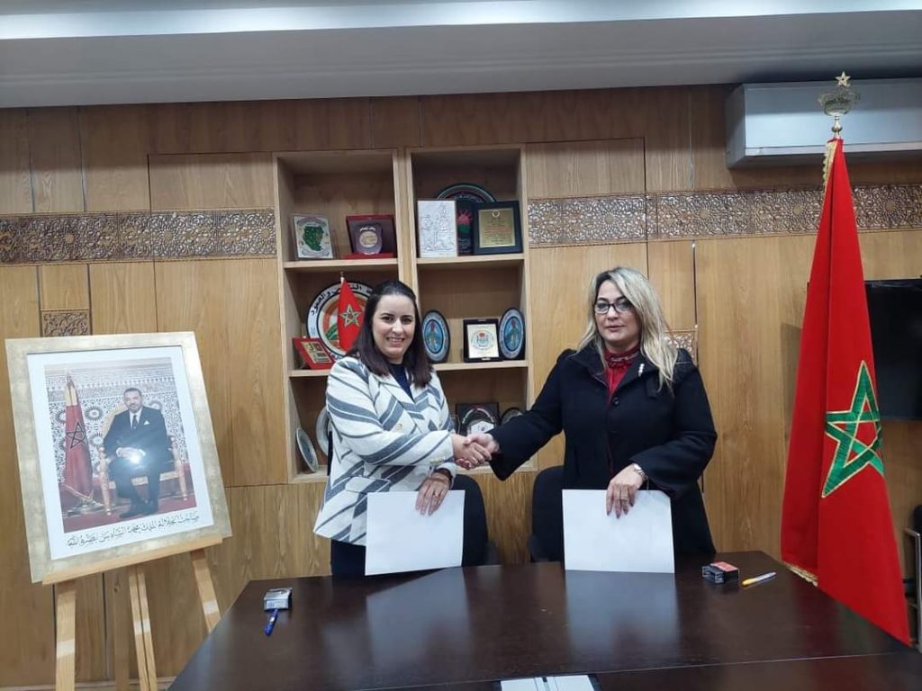 اتفاقية شراكة بين منظمة فتيات الإنبعاث و مؤسسة أبناء المغرب بمصر للتنمية
