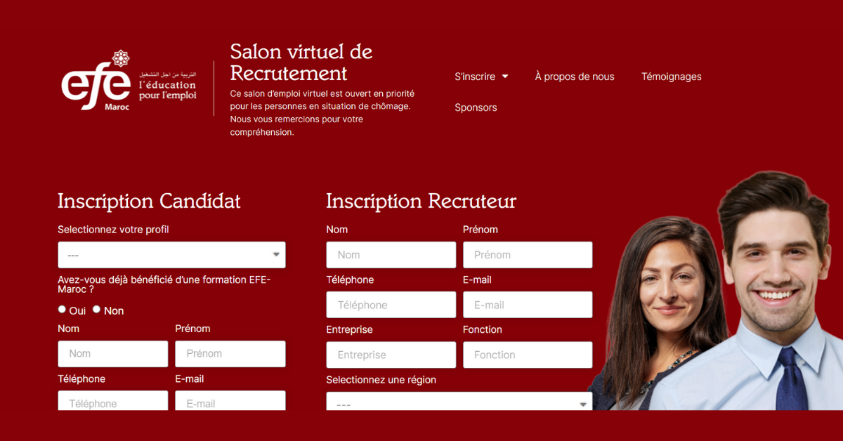 تنظم EFE Maroc معرض توظيف افتراضي