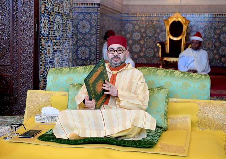 برقية تهنئة مرفوعة إلى صاحب الجلالة الملك محمد السادس بمناسبة عيد الفطر السعيد