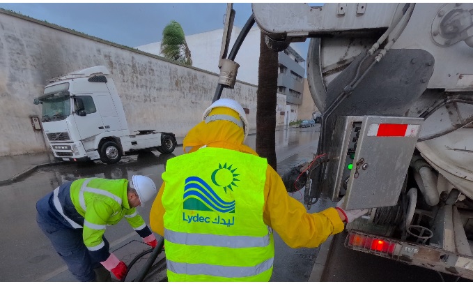 تساقطات مطرية قوية بالدار البيضاء و المحمدية .. ليدك تعبئ ميدانيا جميع الوسائل الآلية و البشرية