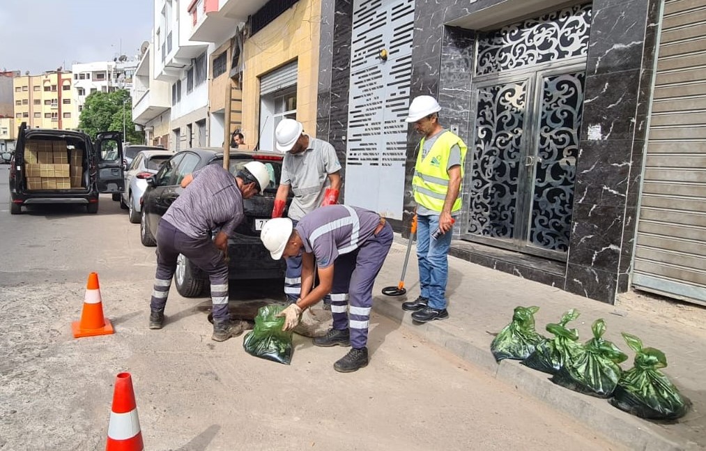 ليدك: إنجاز عمليات مراقبة و تنظيف و صيانة شبكات التطهير السائل على مستوى منطقة الصخور السوداء و عين البرجة