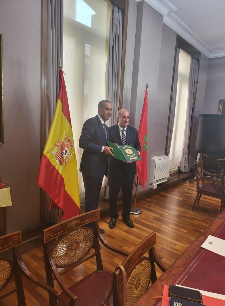 السيد عبد اللطيف حموشي يجري مباحثات ثنائية مع عدد من نظرائه الإسبان