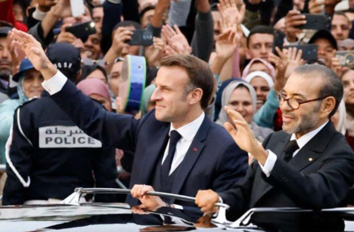 سكان مدينتي الرباط وسلا يخصصون استقبالا بهيجا للرئيس إيمانويل ماكرون