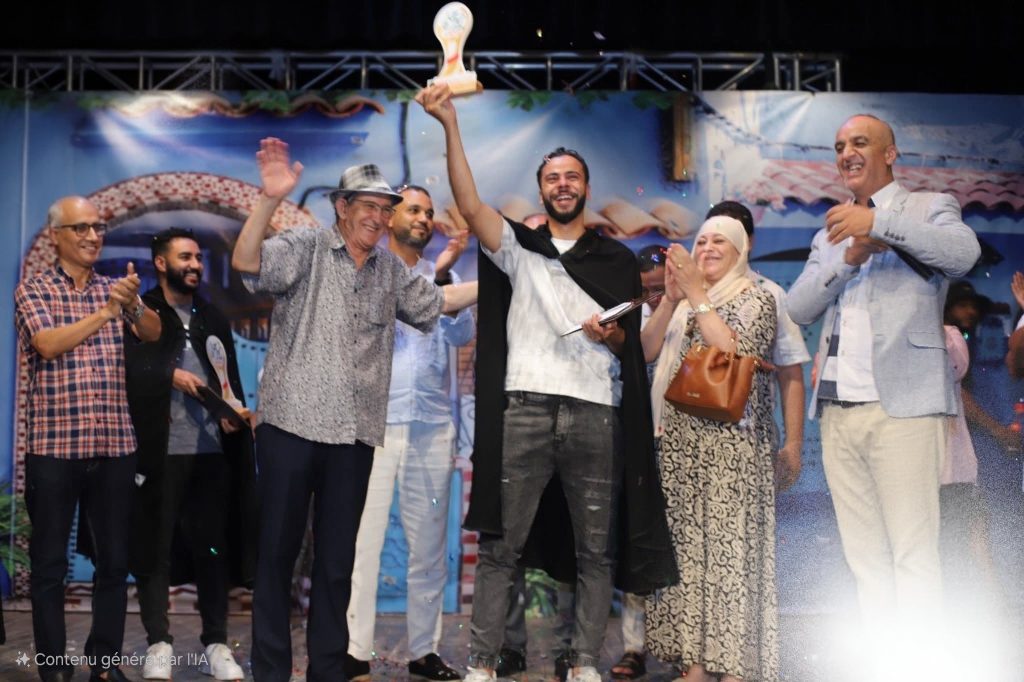 عبدالمغيث ابراهيمي يُتوّج بلقب أفضل كوميدي شاب في مهرجان بنسليمان 2025