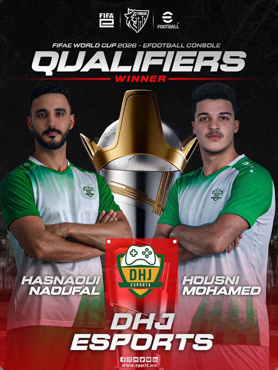 الدفاع الحسني الجديدي للألعاب الإلكترونية يتوج بالتصفيات الوطنية لـ eFootball