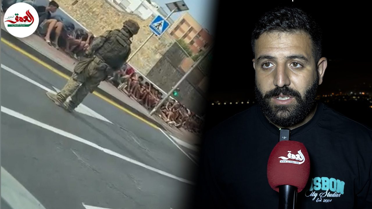 مهاجرون غير نظاميين على شواطئ سبتة المحتلة خلال موجة الهجرة الجماعية