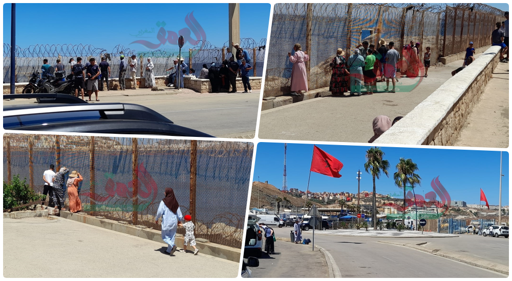معبر باب سبتة وعمليات إعادة المهاجرين إلى المغرب