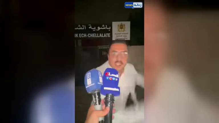 «شكون كيحمي هاد الناس؟».. احتجاج أمام باشوية الشلالات بسبب احتلال الملك العمومي
